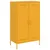 Produktbild 2 för Högskåp senapsgul 68x39x113 cm stål