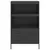 Produktbild 6 för Högskåp svart 68x39x113 cm stål