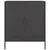 Produktbild 6 för Skänk svart 68x39x79 cm stål