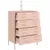 Produktbild 5 för Skänk rosa 68x39x89 cm stål