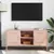 Produktbild 3 för TV-skåp rosa 100,5x39x50,5 cm stål