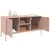 Produktbild 5 för TV-skåp rosa 100,5x39x50,5 cm stål