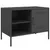 Produktbild 2 för Tv-bänk svart 68x39x50,5 cm stål