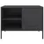 Produktbild 7 för Tv-bänk 2 st svart 68x39x50,5 cm stål