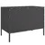 Produktbild 9 för Tv-bänk 2 st svart 68x39x50,5 cm stål