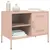 Produktbild 4 för Tv-bänk rosa 68x39x50,5 cm stål