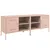 Produktbild 2 för Tv-bänk 2 st rosa 68x39x50,5 cm stål