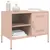 Produktbild 4 för Tv-bänk 2 st rosa 68x39x50,5 cm stål