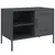 Produktbild 2 för Tv-bänk antracit 68x39x50,5 cm stål