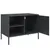 Produktbild 10 för Tv-bänk 2 st antracit 68x39x50,5 cm stål