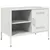 Produktbild 2 för Tv-bänk vit 68x39x50,5 cm stål