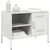Produktbild 4 för Tv-bänk 2 st vit 68x39x50,5 cm stål