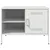 Produktbild 7 för Tv-bänk 2 st vit 68x39x50,5 cm stål