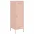 Produktbild 2 för Högskåp rosa 36x39x113 cm stål