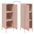 Produktbild 10 för Högskåp rosa 36x39x113 cm stål