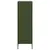 Produktbild 6 för Högskåp olivgrön 36x39x113 cm stål