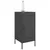 Produktbild 4 för Skänk 2 st svart 36x39x79 cm kallvalsat stål