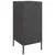 Produktbild 9 för Skänk 2 st svart 36x39x79 cm kallvalsat stål