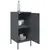 Produktbild 5 för Skänk 2 st antracit 36x39x79 cm kallvalsat stål