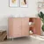 Produktbild 3 för Skåp rosa 100,5x39x79 cm stål