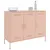 Produktbild 4 för Skåp rosa 100,5x39x79 cm stål