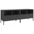 Produktbild 2 för Tv-bänk 2 st svart 68x39x50,5 cm stål