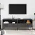 Produktbild 3 för Tv-bänk 2 st svart 68x39x50,5 cm stål