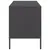Produktbild 8 för Tv-bänk 2 st svart 68x39x50,5 cm stål