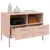 Produktbild 5 för Tv-bänk rosa 68x39x50,5 cm stål