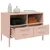 Produktbild 5 för Tv-bänk 2 st rosa 68x39x50,5 cm stål