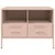 Produktbild 7 för Tv-bänk 2 st rosa 68x39x50,5 cm stål