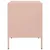 Produktbild 7 för Sängskåp rosa 36x39x50,5 cm stål