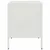 Produktbild 7 för Sängskåp vit 36x39x50,5 cm stål