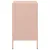Produktbild 7 för Sängbord 2 st rosa 36x39x68 cm stål