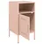 Produktbild 9 för Sängbord 2 st rosa 36x39x68 cm stål