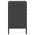 Produktbild 7 för Sängbord 2 st svart 36x39x68 cm stål