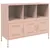 Produktbild 2 för Skåp rosa 100,5x39x79 cm stål