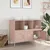 Produktbild 3 för Skåp rosa 100,5x39x79 cm stål
