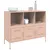 Produktbild 4 för Skåp rosa 100,5x39x79 cm stål