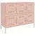 Produktbild 2 för Skåp rosa 100,5x39x79 cm stål