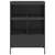 Produktbild 6 för Högskåp svart 68x39x101,5 cm stål