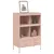 Produktbild 4 för Högskåp rosa 68x39x101,5 cm stål
