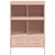 Produktbild 6 för Högskåp rosa 68x39x101,5 cm stål