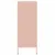 Produktbild 7 för Högskåp rosa 68x39x101,5 cm stål