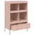 Produktbild 9 för Högskåp rosa 68x39x101,5 cm stål