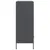 Produktbild 7 för Högskåp antracit 68x39x101,5 cm stål