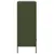 Produktbild 7 för Högskåp olivgrön 68x39x101,5 cm stål