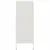 Produktbild 7 för Högskåp vit 68x39x101,5 cm stål