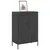 Produktbild 4 för Högskåp svart 68x39x101,5 cm stål