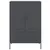 Produktbild 6 för Högskåp antracit 68x39x101,5 cm stål